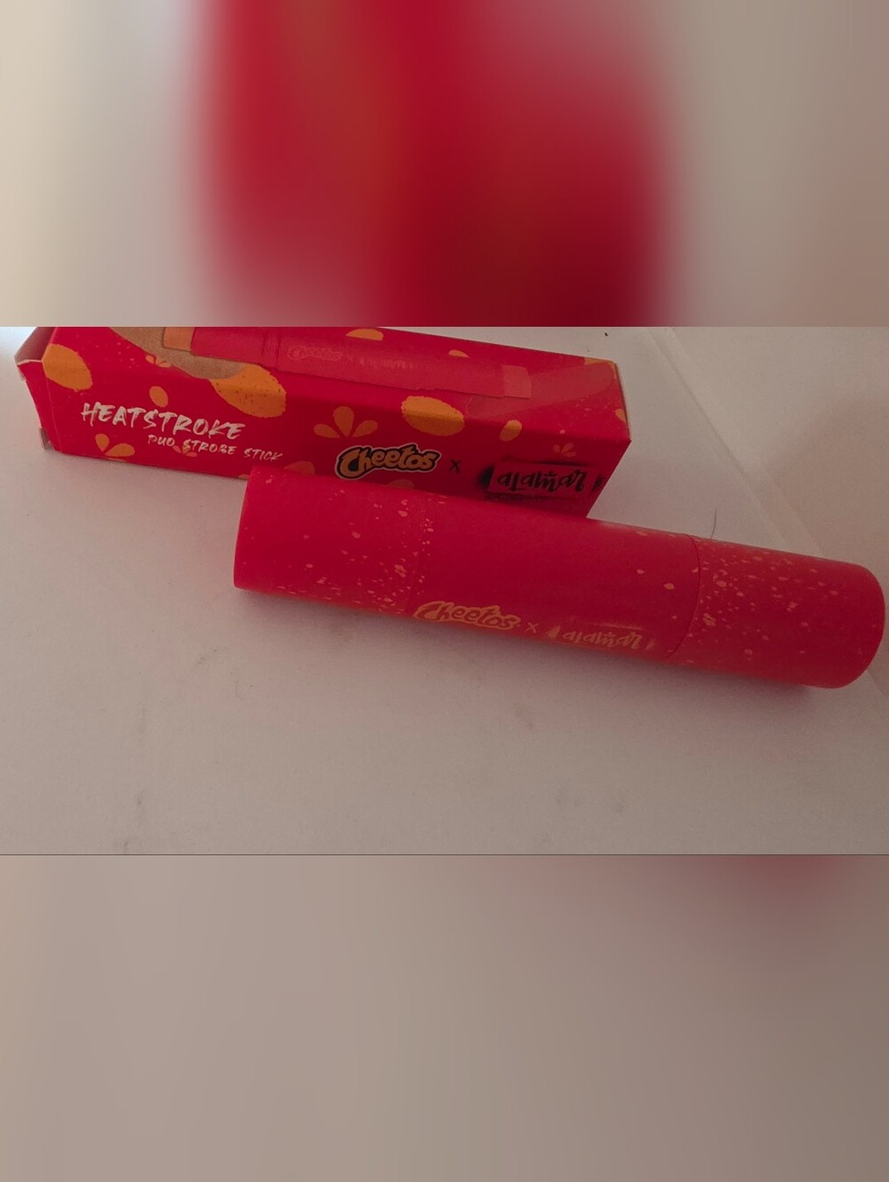 Cheetos Heatstroke Blush Stick - Vibrant Red Cheek Tint